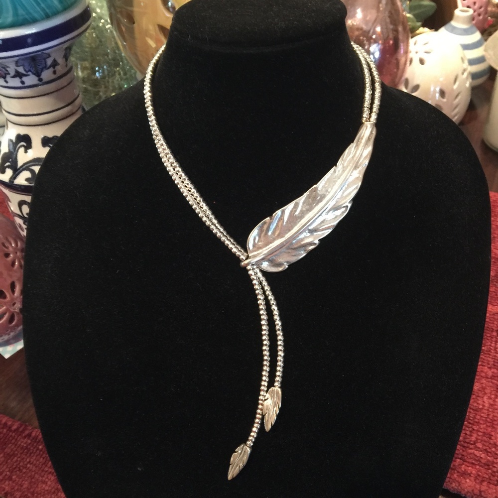 Uno de 50 Pluma Feather necklace